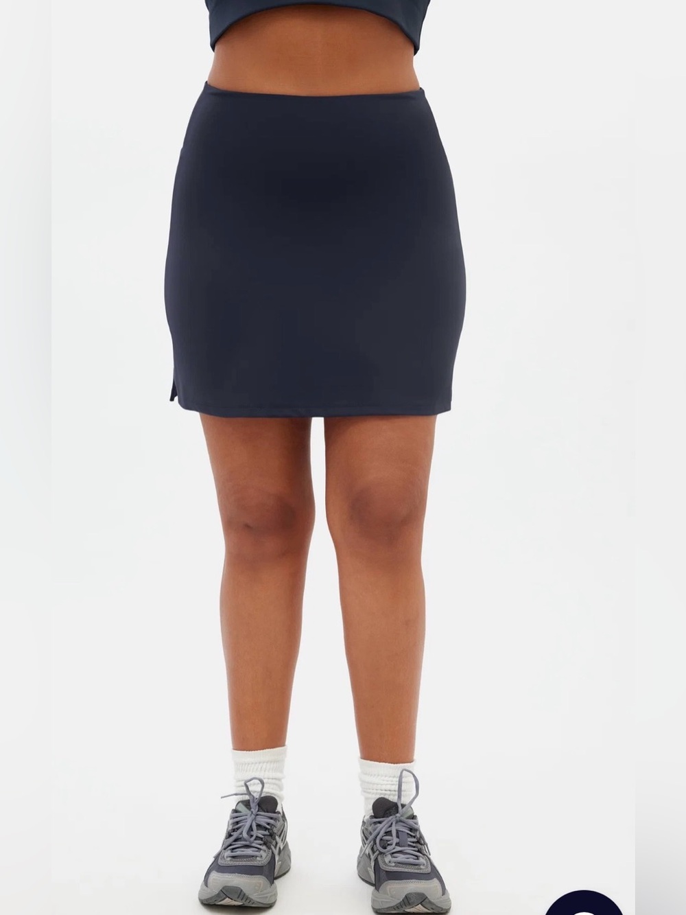 Girlfriend Collective Skyline Sport Navy Athletic Skort